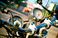 Vintage Motorcycle Dash